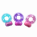 Wholesale- Stretchy Butterfly Silicone Vibrating Cock Ring Penis Rings for Couple